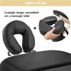Universal Adjustable Massage Bed Face Headrest U-shaped Pillow Face Cradle Massage Bed Headrest Stand for Beauty Salon Bed