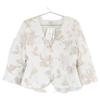 ARMANI COLLEZIONI [Domestic Genuine] GMC12T GM128 Flower Print Collarless Jacket Jacket 42 White / SilverUsed