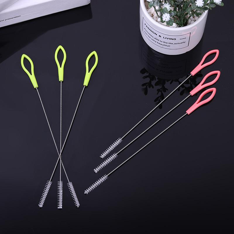 5/10 Buc. Instrument de Curățare Perie Tub de Aspirație Oțel Inoxidabil Perie Păr Moale Perie Curățare Biberon Cană Apă Bebeluș Tub Nailon Pai Sticlă