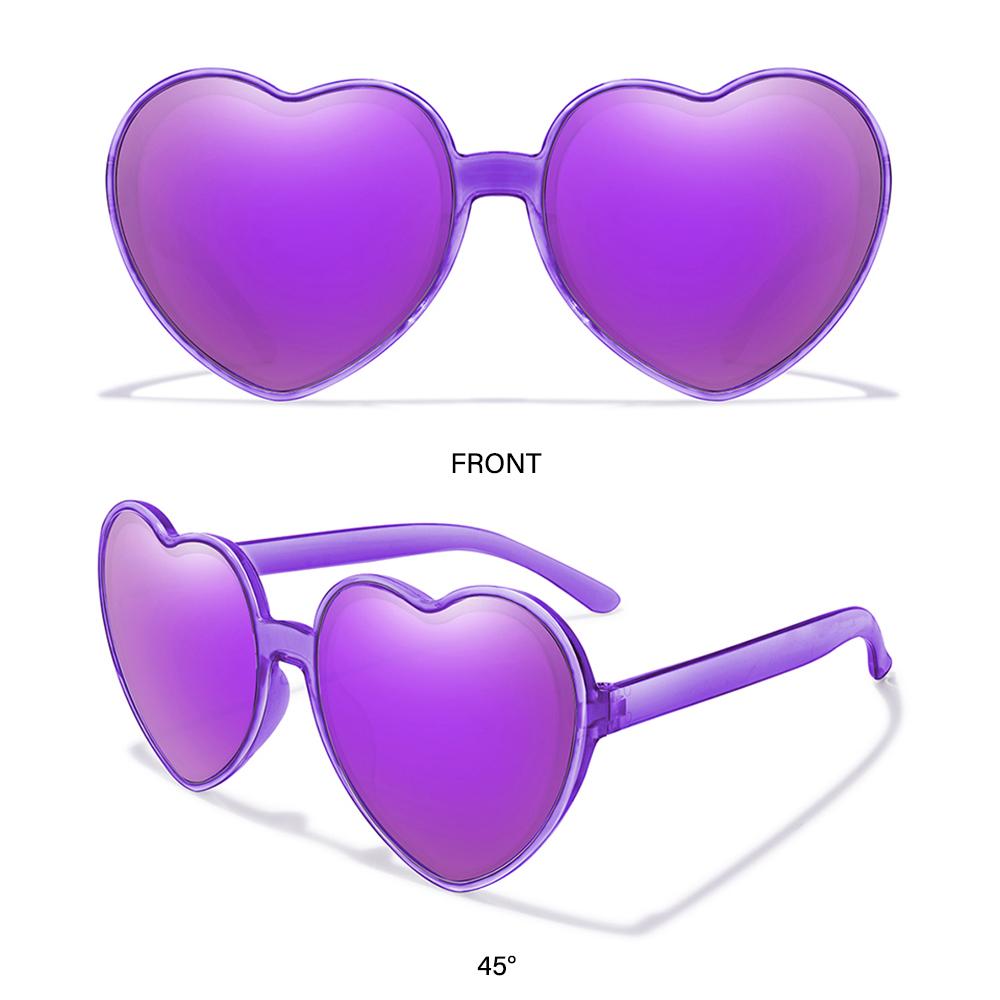 Glasses Cosplay Clout Goggle Heart-Shaped Sunglasses UV400 Protection Heart Sunglasses for Women