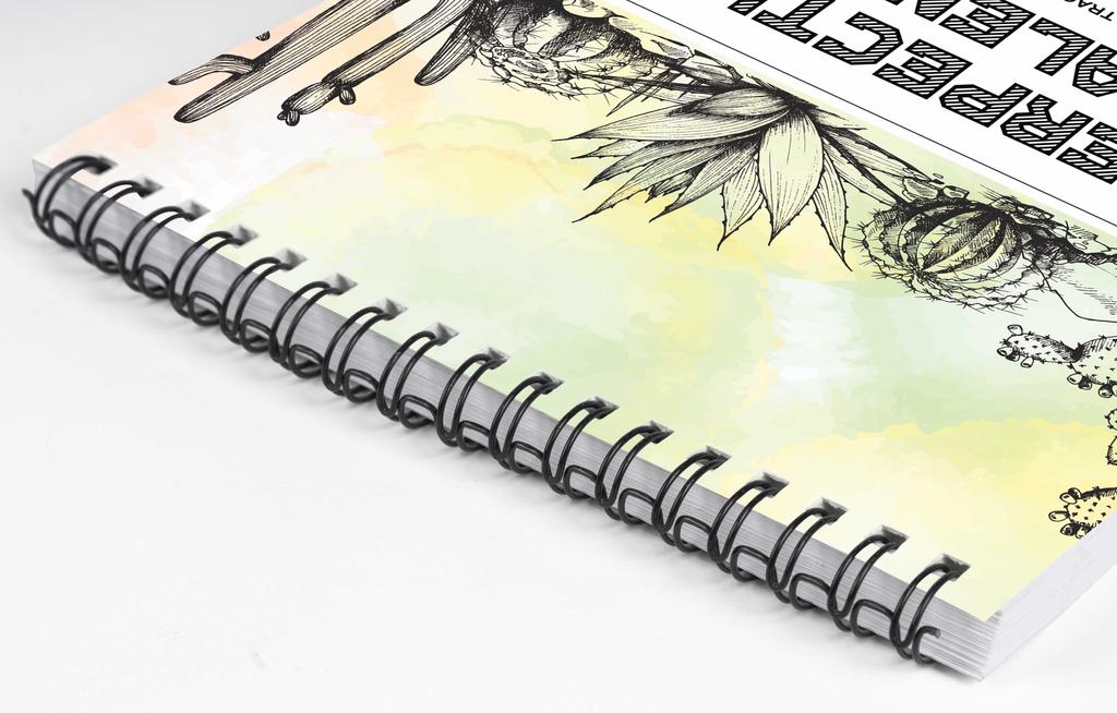 Inkdotpot Desert Print Perpetual Calendar, Important Dates To Remember- 6x9 Monthly and Daily Journal for Special Days