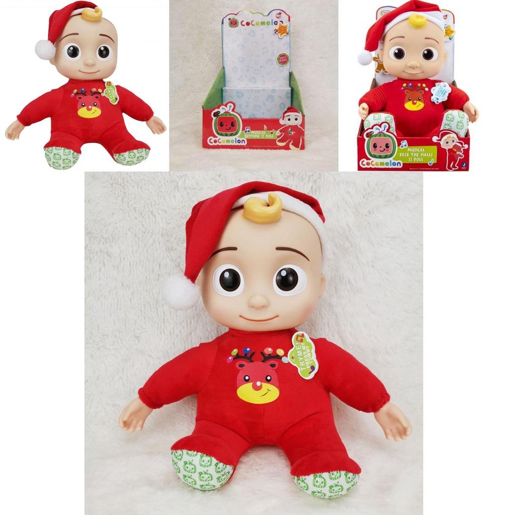 Delightful Christmas Cocomelon Pvc Doll Sing Music Box With Nine Kinds Of Music Jojo
