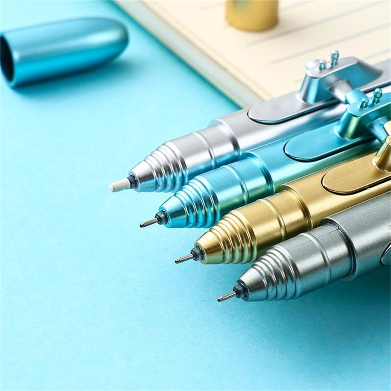 10Pcs Submarine Shaped Gel Pen, 0.5MM Needle Tip, Quick Drying, Write Smoothly for Student Adult Noting Journaling