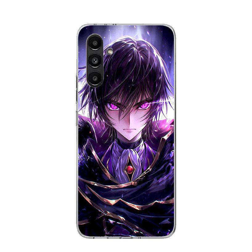 Code Geass Anime Phone Case For Samsung Galaxy A17 A16 A14 A15 A13 A57 A56 A54 A55 A53 A37 A36 A34 A35 A33 A26 A24 A25 A23 Galax