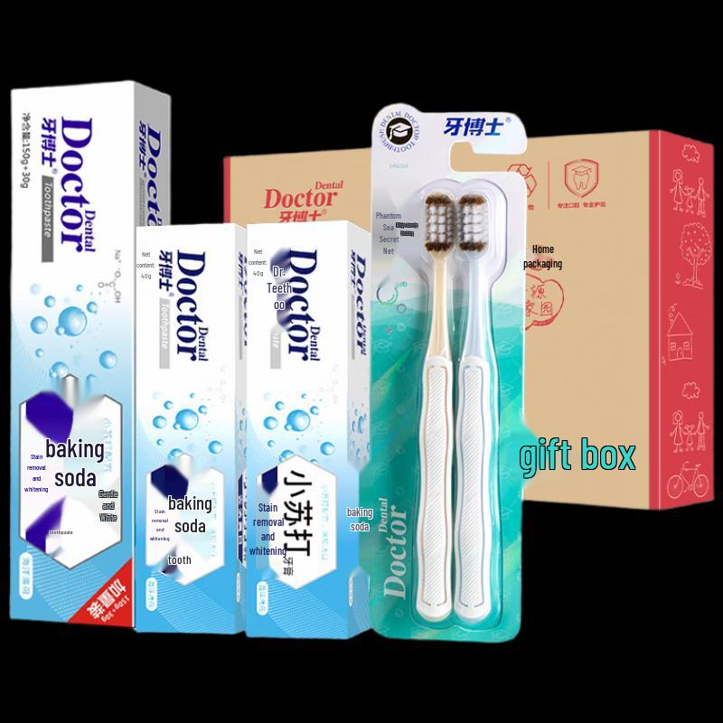 Dr. Dentist Whitening Toothpaste & Toothbrush Gift Set