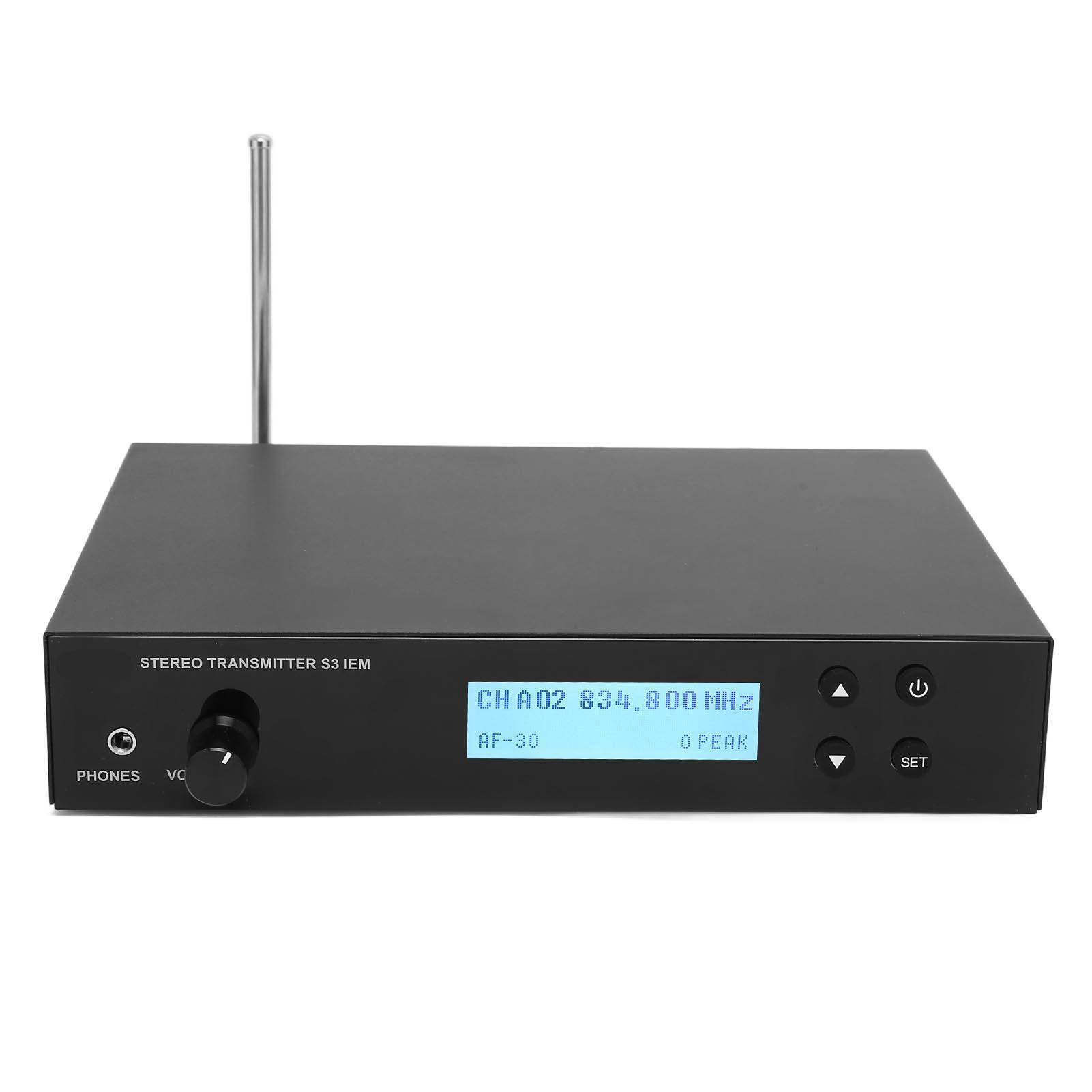 

Беспроводная система мониторинга наушников 830‑866 МГц, 3 режима, система возврата звука через ухо для гитаристов и бас-гитаристов US Plug