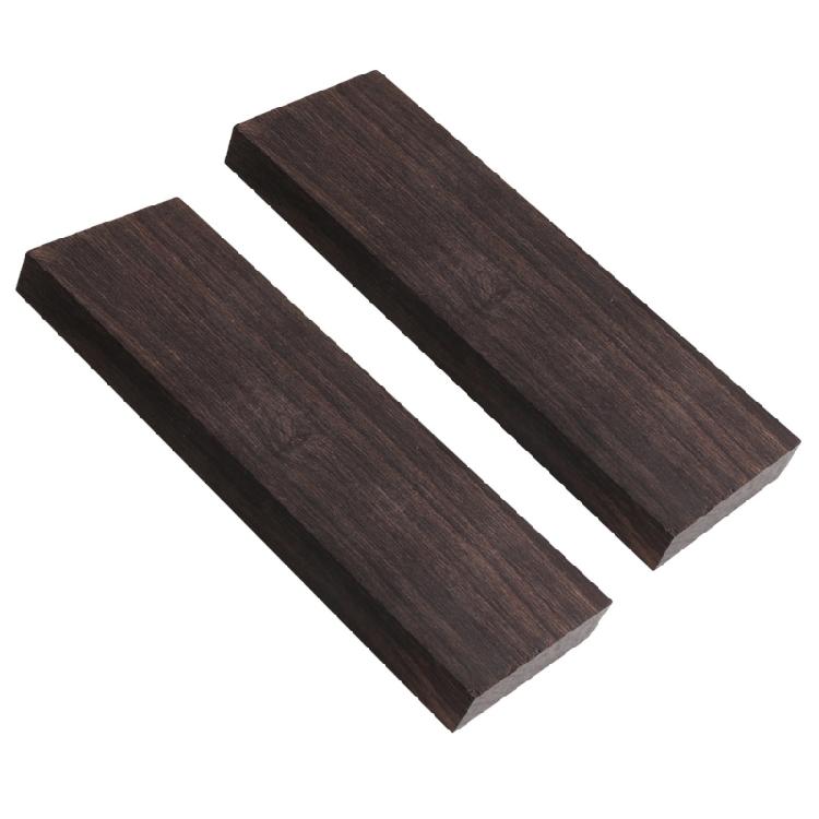 2/4pcs DIY Knife Handle Material Timber Wood Block Blackwood Craft Tools