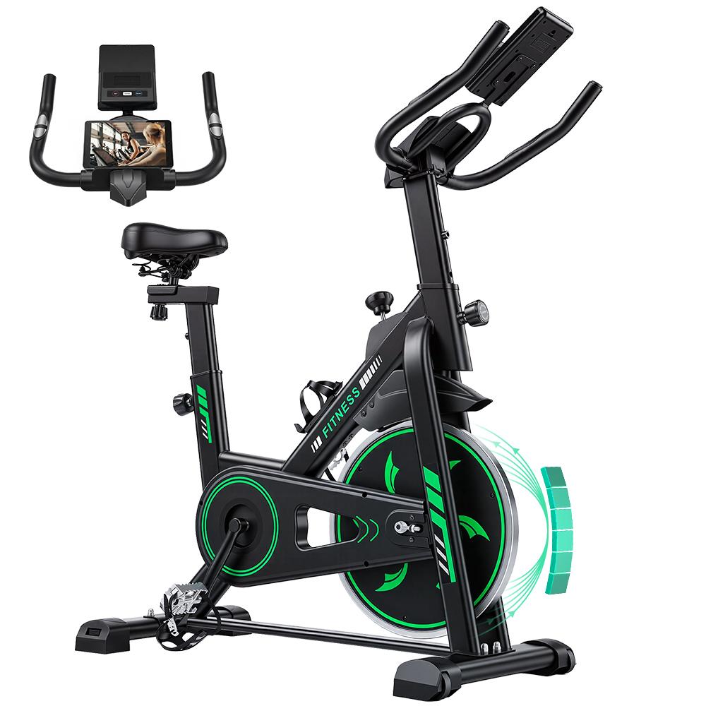 QK118 Heimtrainer mit leisem Riemenantrieb für das Heim-Fitnessstudio, schwarz