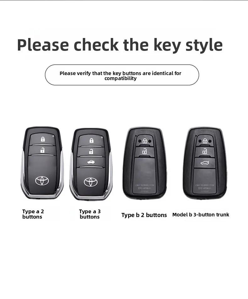 AAAM1 Toyota BZ5 Key Set 25 Pro Special Max Intelligent Edition Premium Car Key Full Cover Protective Shell Buckle