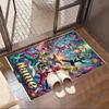 Custom Name Personalized Power Rangers Print Carpet, Versatile Home Decor Rug, for Playroom, Apartment, Balcony, Entryway, Hallway Gift