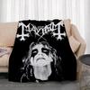 Band M-Mayhem Throw Lightweight 240g Flannel Blanket Soft Skin-friendly for Summer Cooling