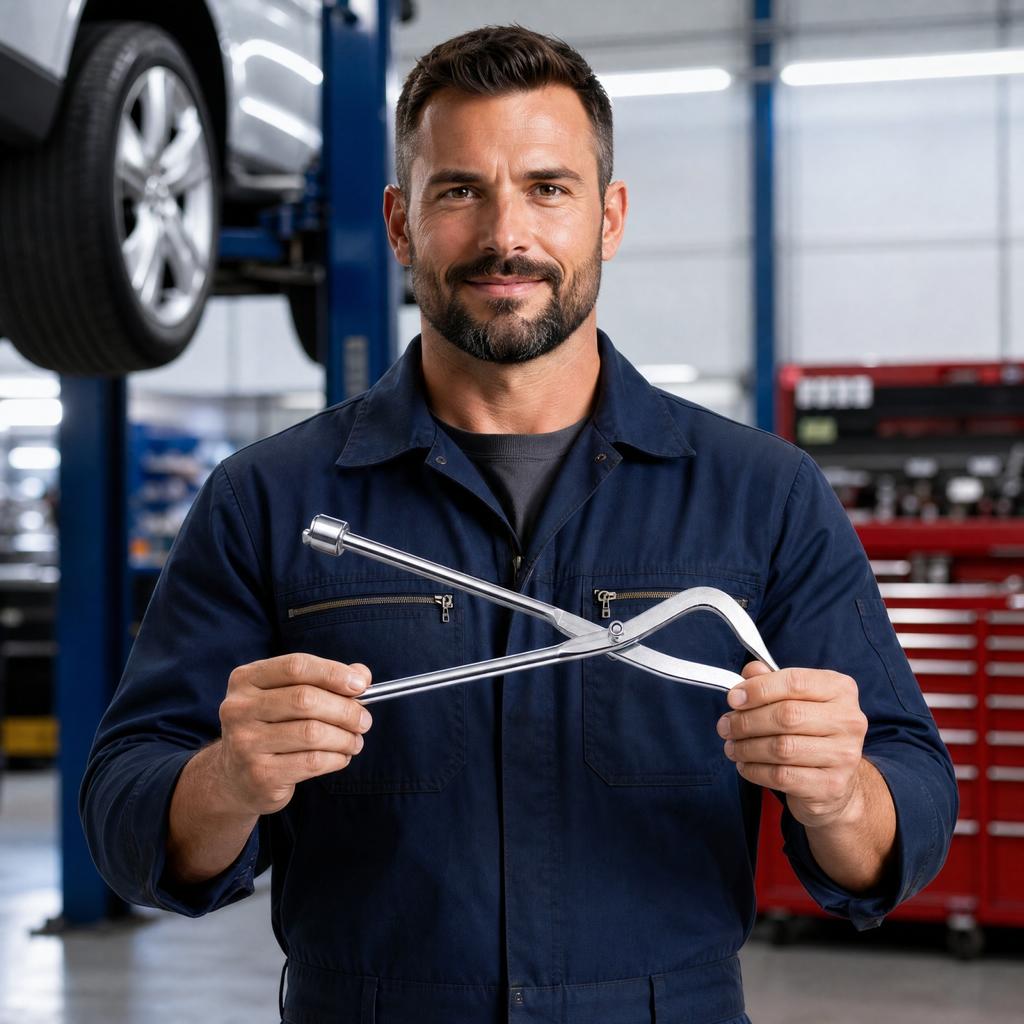 Drum Brake Spring Pliers for Brake Shoe Removal and Adjustment - Automotive Drum Brake Service Tool