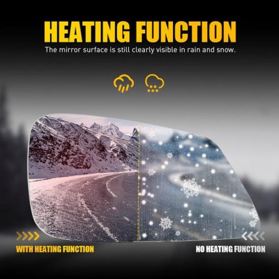 Spiegelglas beheizt Beifahrer Fahrer LH RH für BMW 320i 328d 328i 428i 440i EOA