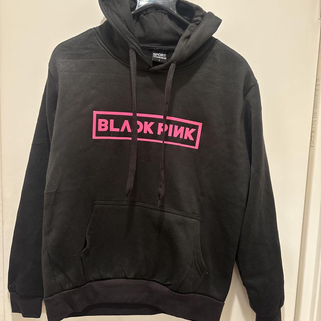 

[USED] BLACKPINK Hooded Parka, Size L, Fleece-Lined