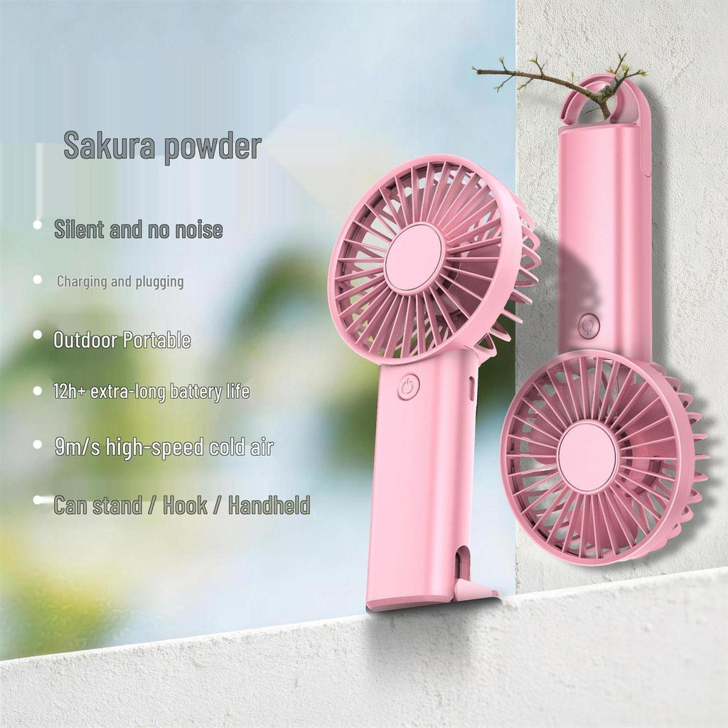 Portable Handheld USB Fan: Rechargeable, Multifunctional for Home, Dorm, Classroom & Outdoor Use