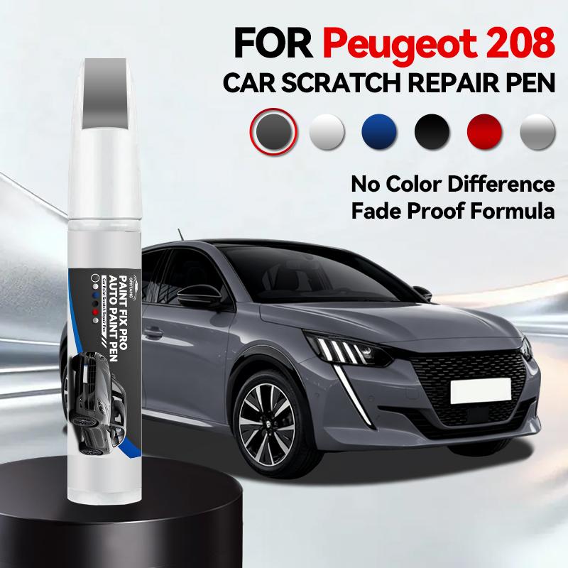 For Peugeot 208 2012-2025 B21 P21 Paint Repair Pen Touch Up Scratch Remover DIY Auto Accessories Black White Blue Gray Yellow