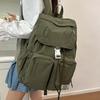 Schoolbag Lightweight Casual Outdoor Travel Backpack 1011 New School Bag Female College Student Fashion Commuter Mountaineering Backpack Male