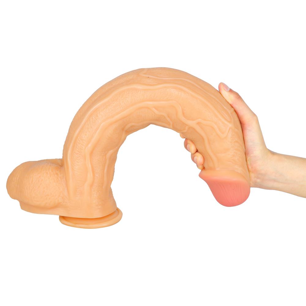 42cm Oversized Big Black Penis Dildo Sex Toy Anal Plug Fisting Tool Monster Dildo Femdom XXL Realistic Dick Strap on Cock