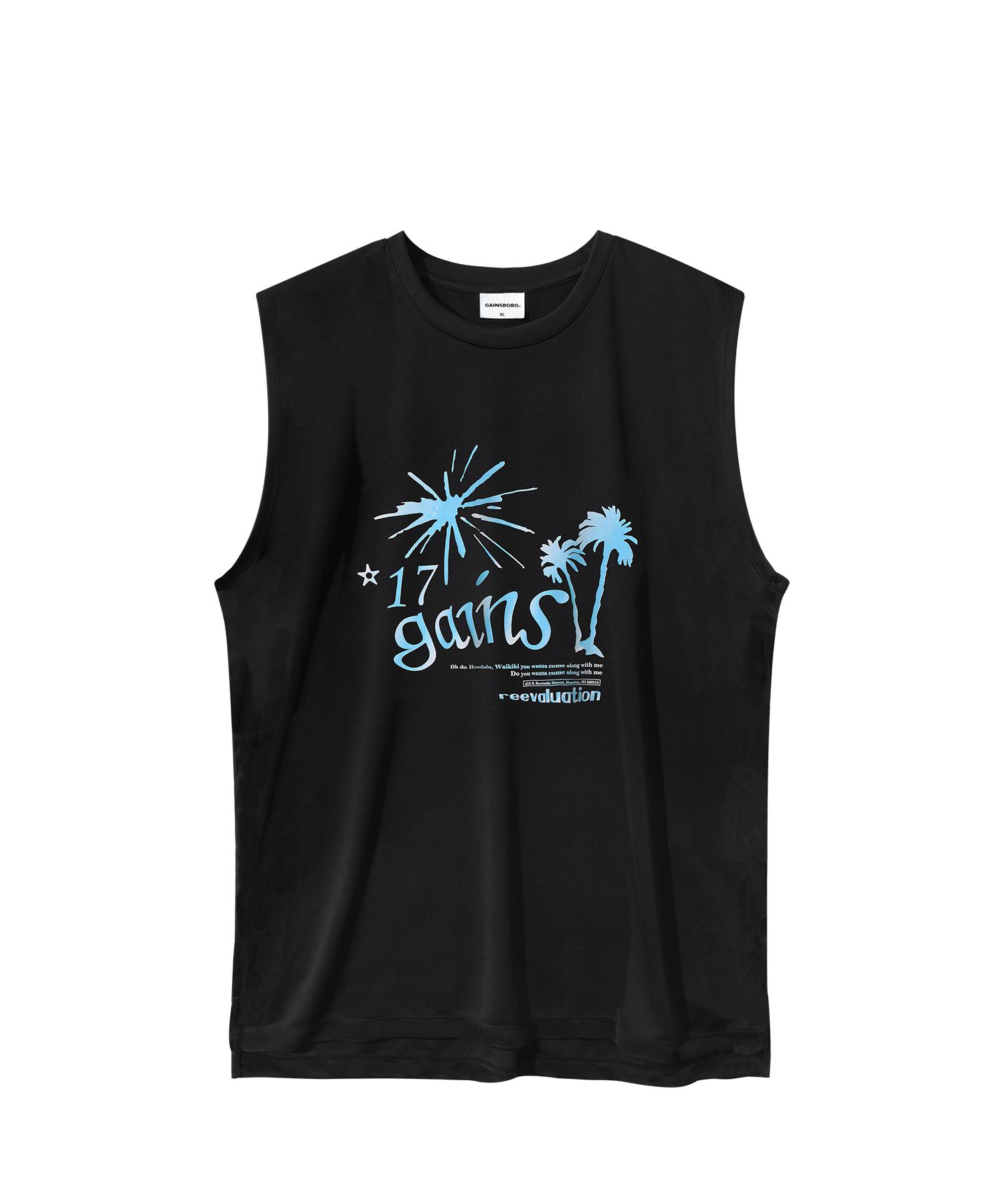 Gainsboro Coolmore Again Coconut Tree Sleeveless_Black See Main Text/M
