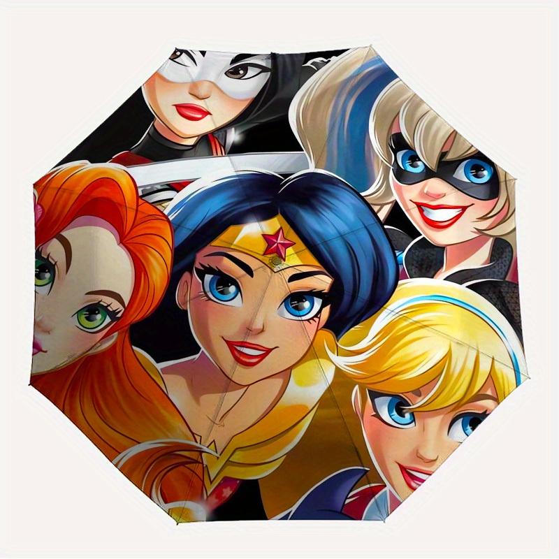 

1pc Superheroes, JusticeLeague Themed High-quality Umbrella,Automatic Opening and Closing Umbrella,Multi-functional Umbrella G0811374