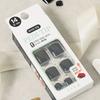 T.I.T.A Punte Pedicure Solide 14 Pezzi (Nero)