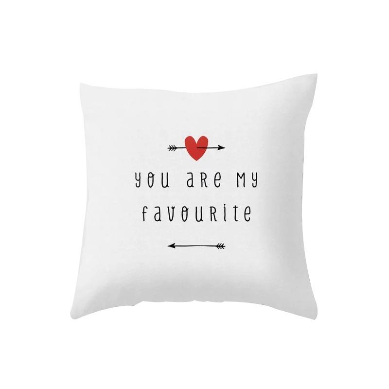 New Valentine's Day Pillowcase, Holiday Gift Home Decoration Pillow Cushion Cover, Love Pillow
