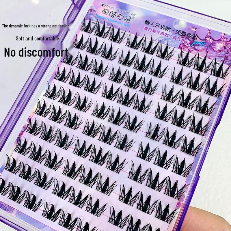 Mengjie Shangpin Self-Adhesive Daisy Cluster False Eyelashes