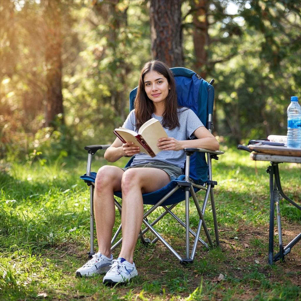 Camping Chair NC3705 Blue NILS CAMP