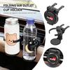 Car Air Outlet Folding Drink Coffee Cup Storage Holder Accessories For Crown Land Cruiser RAV4 Camry Yaris Corolla Prius