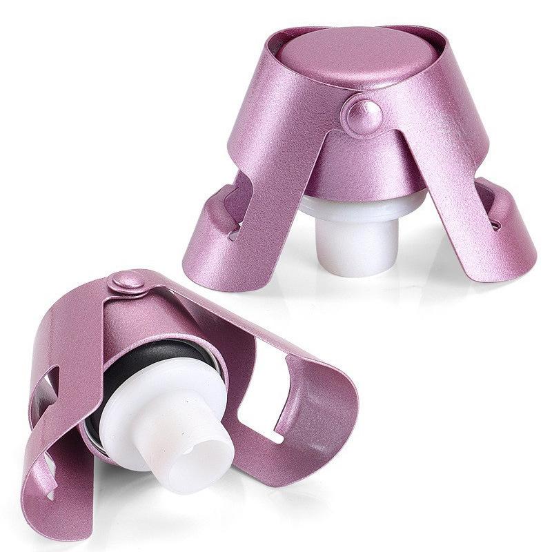 Portable Stainless Steel Champagne Sparkling Stopper Sealing Bottle Cap Wine Bottle Stopper Wine Beer Bottle Cork Plug