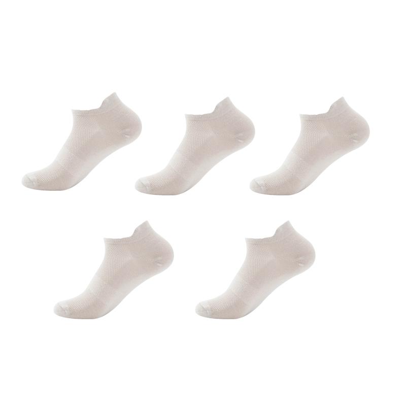 5 Pairs Men's Mesh Non-Slip Cotton Short Sock Male Breathable Spring Summer Autumn Ankle Socks
