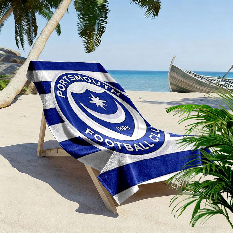 Pompey Beach Towel, Large Soft Quick Dry Towel for Beach Camping Swimming