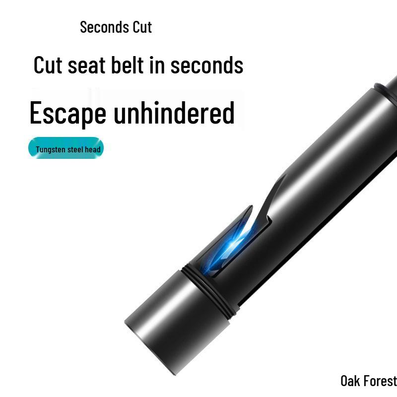 Multi-Function Car Safety Hammer & Emergency Glass Breaker with Parking Number Plate