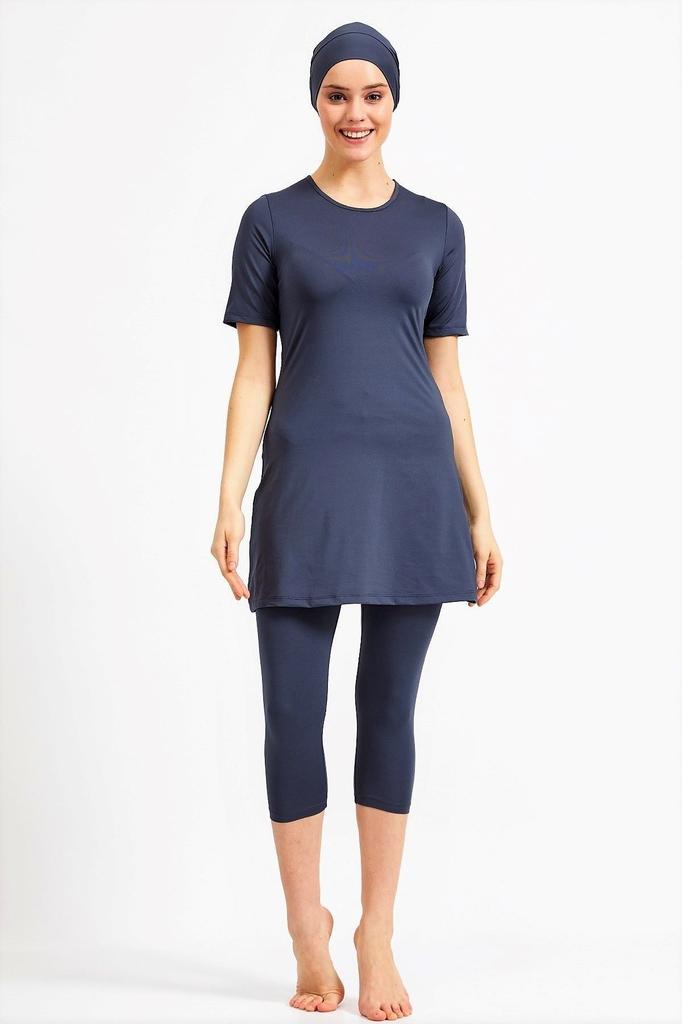 Muslimischer, bescheidener, islamischer Burkini-Badeanzug für den Strand, Bademode, Hijab, Strandmode, Badeanzug 