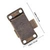 1Set Lock Set Vintage Cabinet Locks for Doors Drawers with Keys Retro Hardware Desk Lock Cabinet Locks with Key