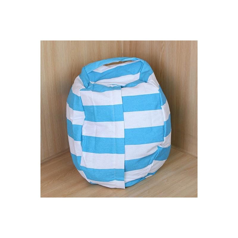 Childrens Plush Toy Storage Bag With Zipper For Bedroom And Living Room Organization