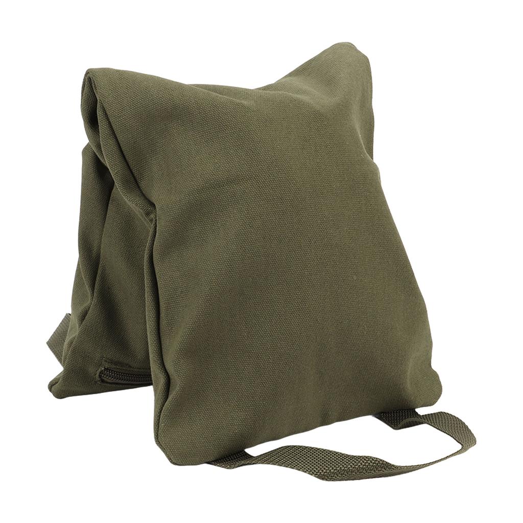 Military Green Yoga Sand Bag with Handle Portable Fillable Yoga Canvas Sandbags for Yoga Weights and Training