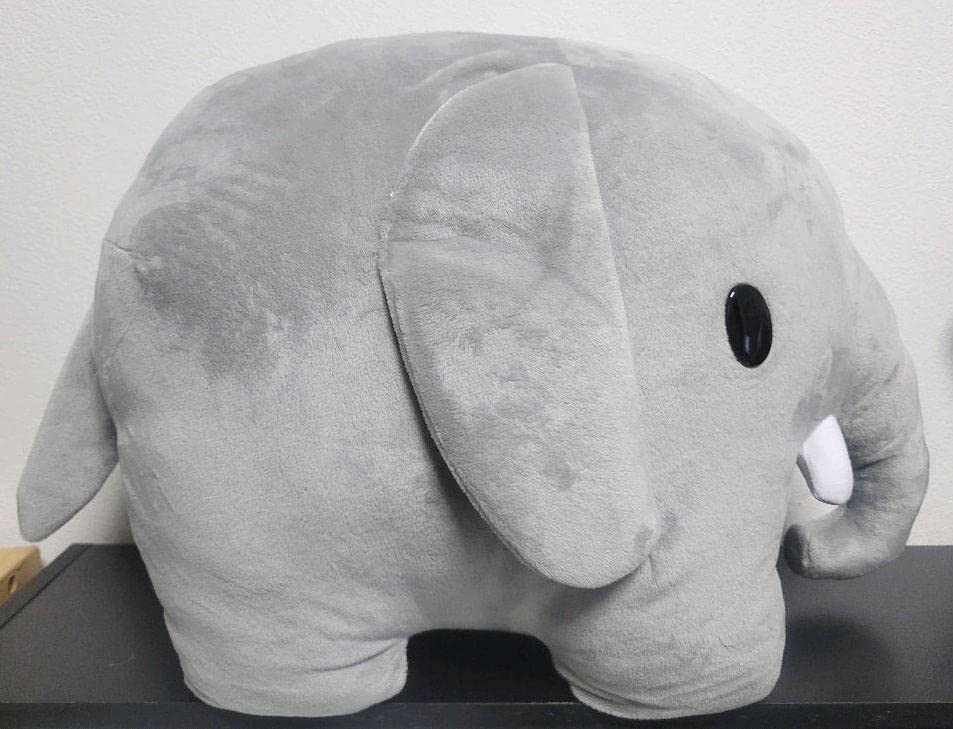 Taito Cushion Bruna Animal Extra Large Stuffed Animal Elephant
