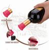 6PCS Reusable Silicone Wine Corks, Glass Corks Beverages Beer Champagne Bottle Stoppers To Keep Fresh