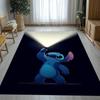 Cartoon S-Stitch Kawaii Monster Living Room Non-Slip Area Rug Soft Carpet for Bedroom Kids Playroom Sofa,Home Decor Doormat gift