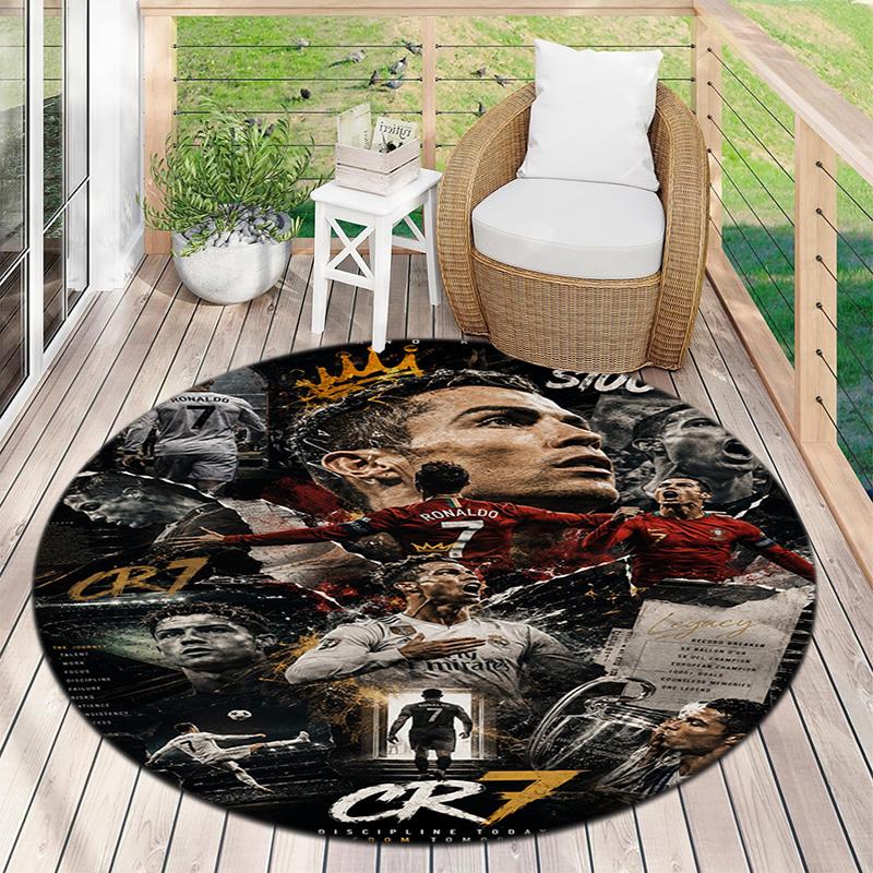 Ronaldo Legacy Iconic Moments Carpet Living Room And Bedroom Mats Home Decor Bathroom Mat Office Chair Cushion Dormitory Decoration