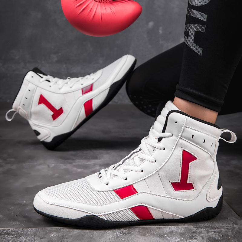 New Men Wrestling Shoes Top Quality Professional Brand Classic Boxing Boots Comfortable Fighting Wrestling Boots Gym Sneakers