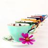Europa Edle Keramik Kaffeetasse und Untertasse Set Luxus Keramik Becher Top-grade Porzellan Teetasse Cafe Party Drink