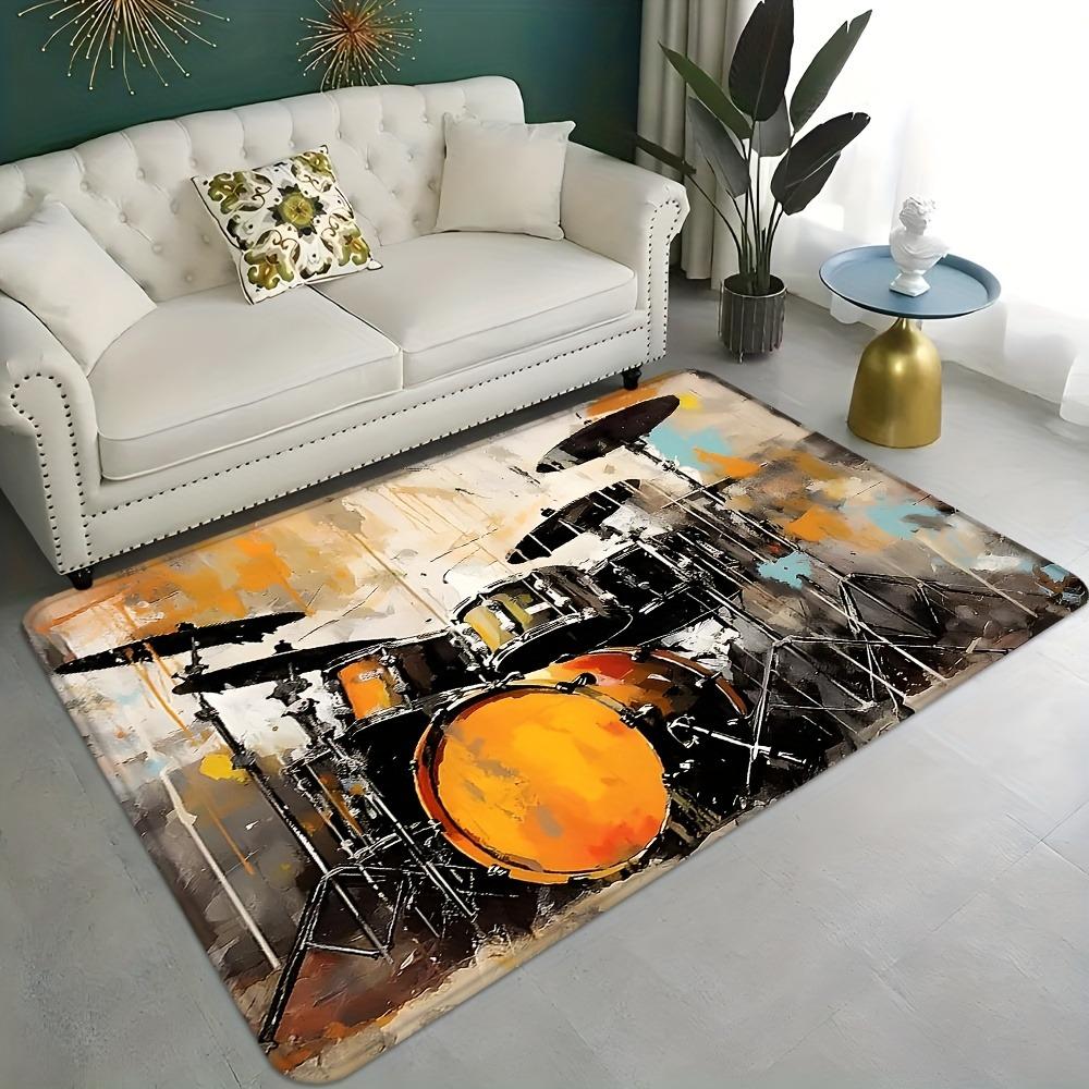 1PC Crane Pattern Kitchen Rugs Non-Slip Home Door Mats Pop Design Bathroom Rugs Bath Mat Carpet for Home Sink Laundry Decor
