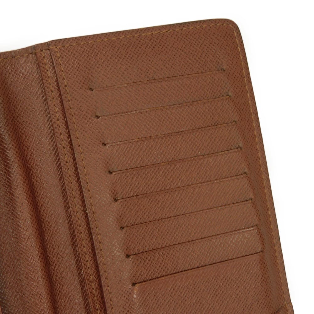 Used 12564 Portefeiulle Braza M66540 7940 New LV Logo Flower Brown Bifold Monogram Armagnac Men's from Japan AUTHENTIC