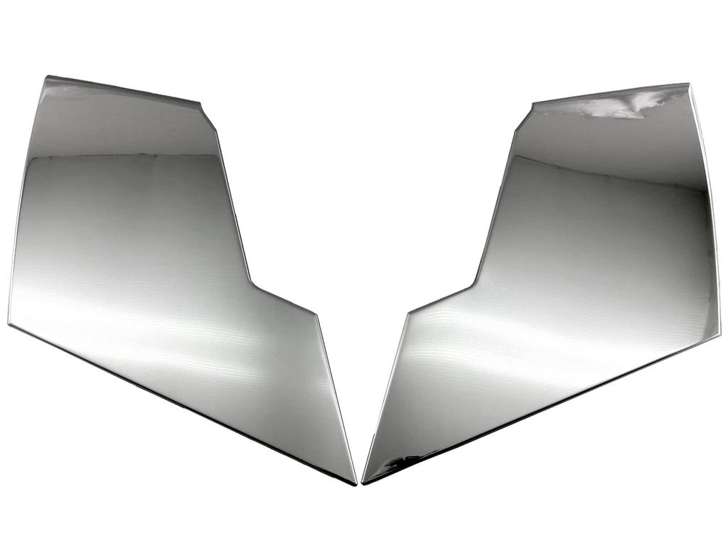 BRIGHTZ Finish Stainless Steel Plated Rear Hatch Side Panels for the Roomy Custom Compatible with the and 910 Roomy Ultra-Mirror (2-Piece Set)