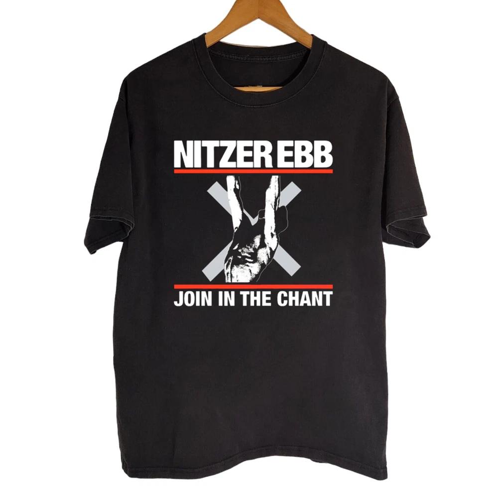 Hot Nitzer Ebb Band T Shirt Black Cotton Full Size S5xl Mi668