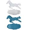 Pentium's Horse Silicone Mould with Chassis Mould for Epoxy Resin Casting Animal Crafts Modern Home Decorations
