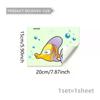 Glow-In-The-Dark Fish Toilet Stickers Luminous Wall Windows Car Stickers Self-Adhesive Removable PVC Decals Home Decor