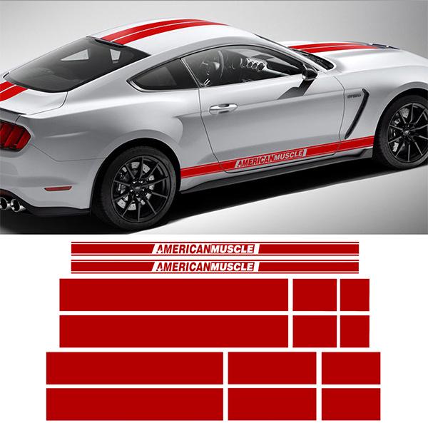 Ford Mustang American Muscle Car Hood Sticker